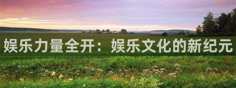 天天welcome大厅购彩：娱乐力量全开：娱乐文化的新纪元